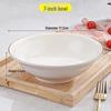 Shenglianxing Ceramic Thickened Wide-Mouth Conical Bowl