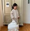 Unisex Korean-Style Casual Sports Set: Loose-Fit Long Sleeve & Pants with Pockets for Kids