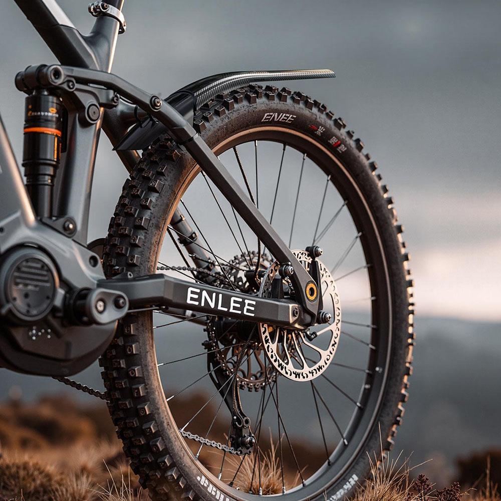 ENLEE For Mountain Downhill Bicycle Extended Wide Fender Lightweight Bike Mudguard with Wide Coverage