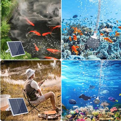 Solar Energy Fish Pond Aerator High Powerful Oxygen Generators For Backyard Water Garden With Effcient Air Oxygenation