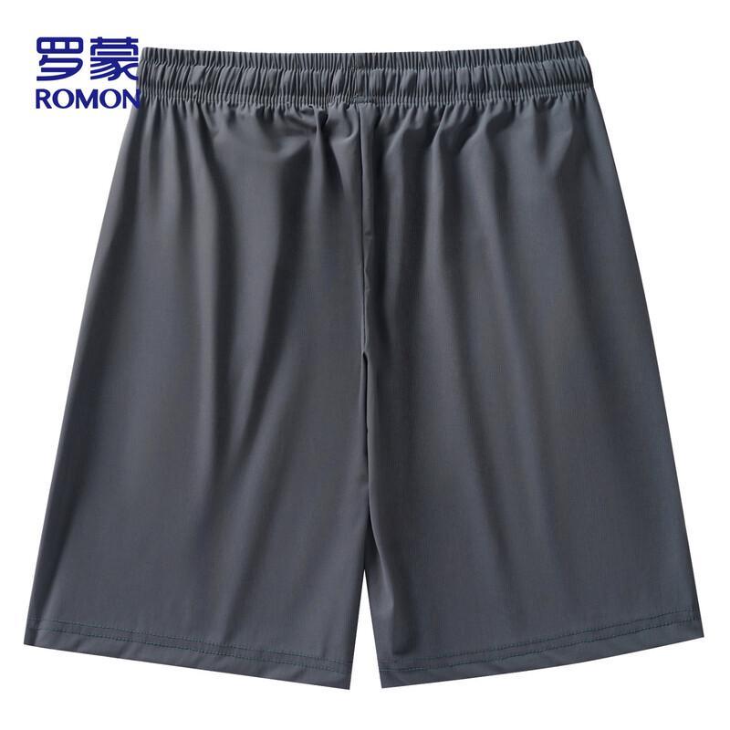 ROMON Men's Ice Silk Stretch Quick-Dry Casual Shorts K338