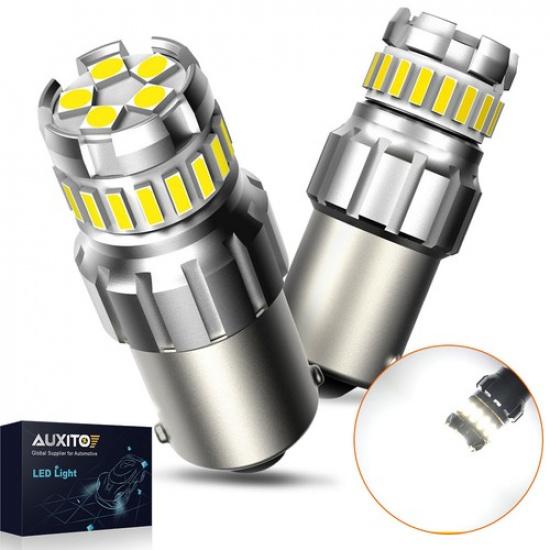 1156 7506 LED Reverse Light Canbus Bulb Backup White Fit Super Free Error AUXITO