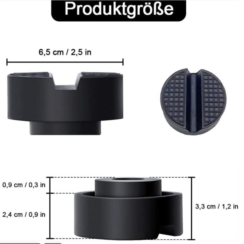 Car Lift Jack Support Stand Rubber Pads Wheel Dolly Slotted Floor Frame Rail Adapter Repair Tools for Lexus Subaru Fiat Volvo