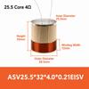 2 Layers Bass Voice Coil 19.5-38.5mm Bass Speaker Voice Coil Aluminum Voice Coil
