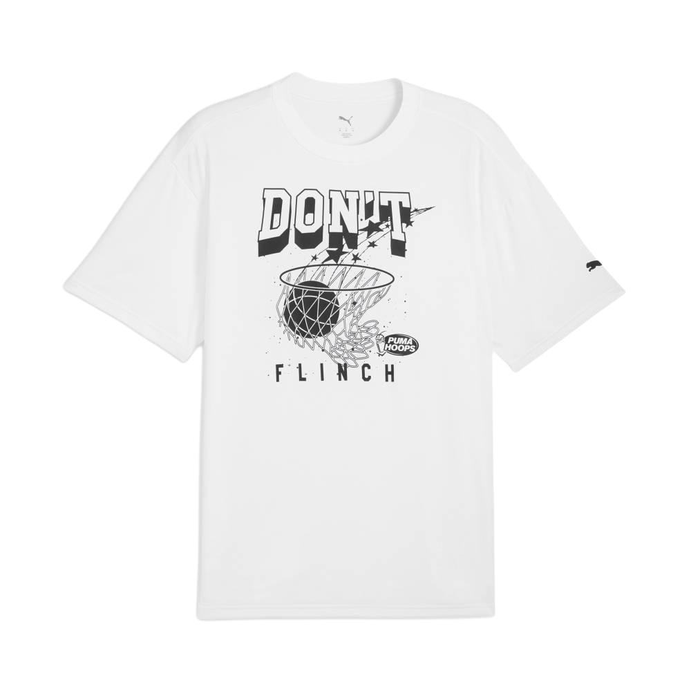 

Puma SS25 Hoopaverse Basketball Theme Printed Loose Fit Crew Neck T-Shirt Men Tops 632889-03 XXL