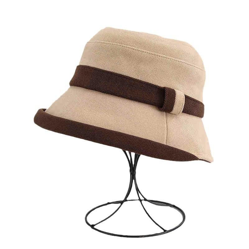 Hat Female Spring and Autumn New Color Matching High Quality Bucket Hat Traveling Shopping Fashion Show Face Small Sunshade Basin Hat