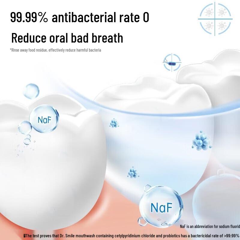 Dr. Tooth Probiotic Deep Clean Whitening Mouthwash