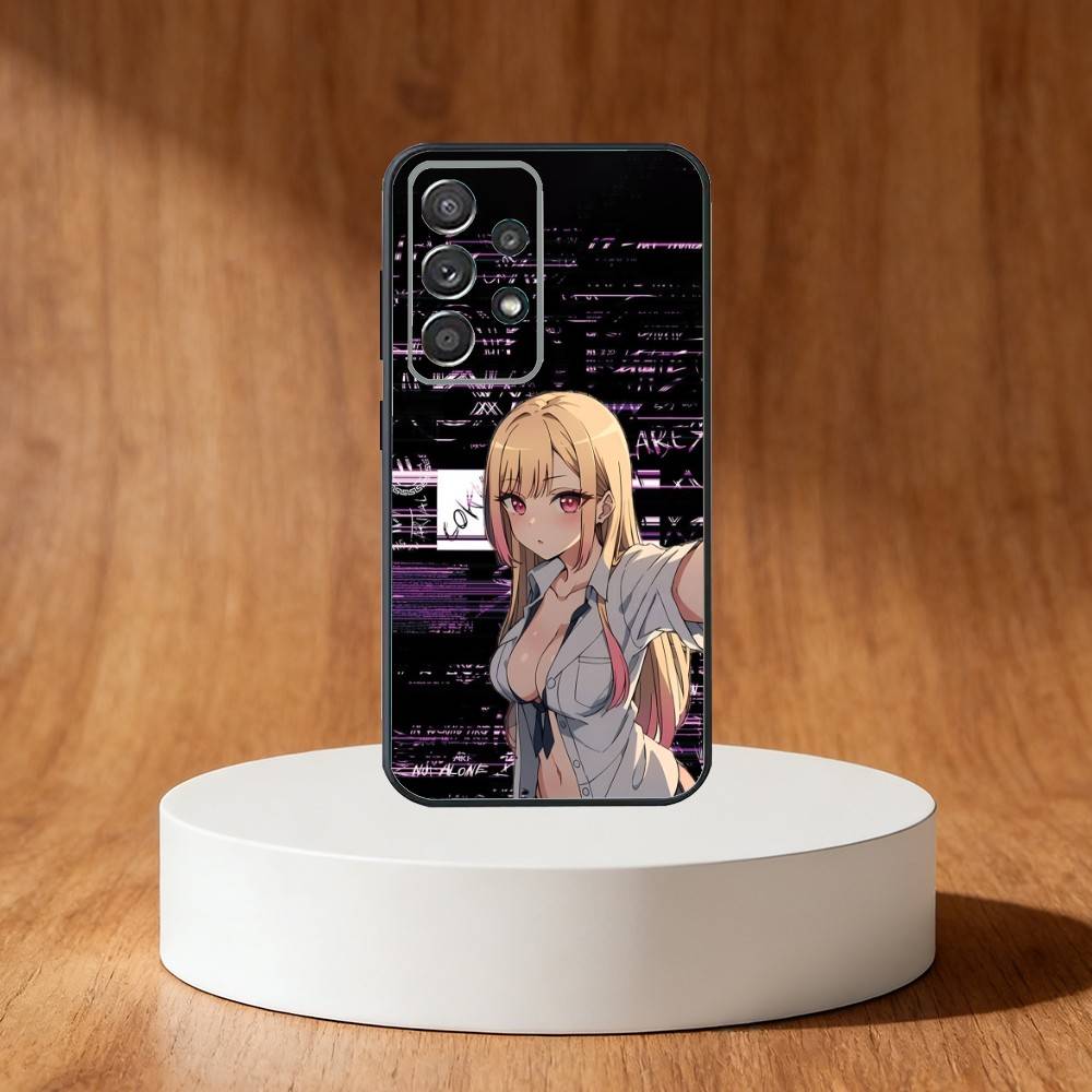 M-Marin Kitagawa Phone Case For Samsung S25,S24,S21,S22,S23,S30,Ultra,S20,Plus,Fe,Note,10,9,5G Black Cover
