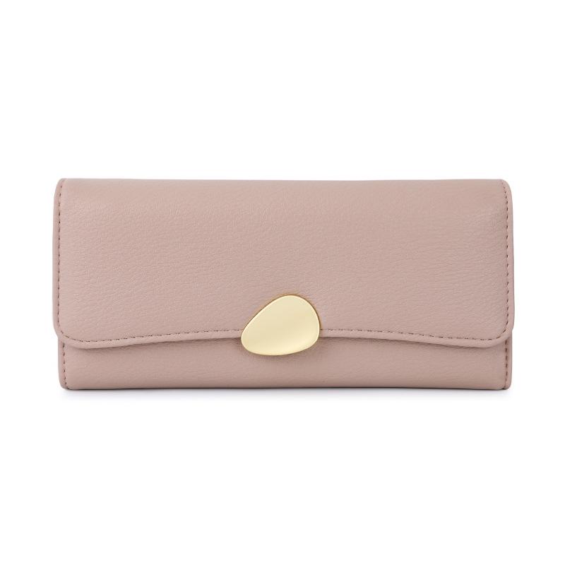 Tailian Classic Women's Three-Fold Lychee Grain Wallet Clutch Purse