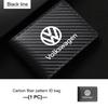 RUN1 For Volkswagen VW Carbon Fiber Car Men's Card Bag Storage With Multiple Cards Polo Jetta Sagitar Magotan Passat B5 B6 B7 CC