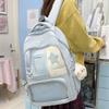 Schoolbag Japanese Ins Schoolbag Female Campus Versatile Girl Cute High-value Backpack Large-capacity Transparent Pain Bag