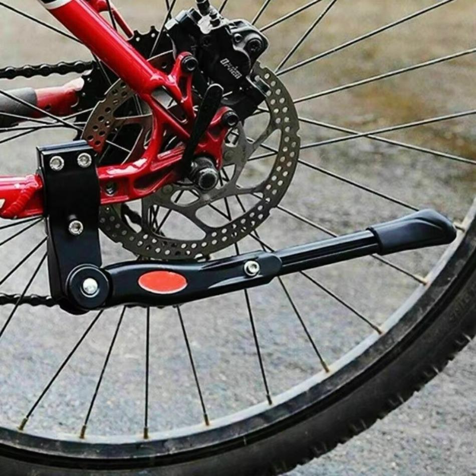 Mountain Bike Foot Support Adjustable Highway Bike Support Edge Aluminum Alloy Dead Fly Support Parking Rack Bike Support Foot