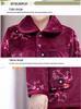 Women's Winter Warm Flannel Pajamas Set for Middle-Aged and Elderly - Cozy Granny Home Wear for Autumn and Winter