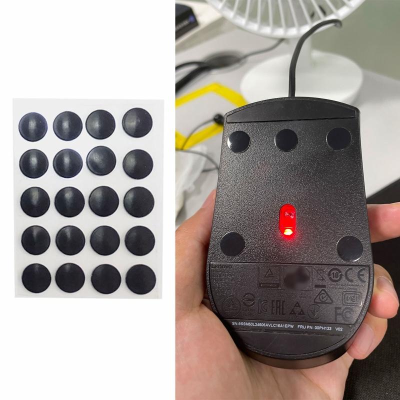 1 Set 0.6mm Thickness Replace Curve Edge Mouse Feet Mouse Skates for  G1/MX300/M100/M235/M210/M180 Mouse