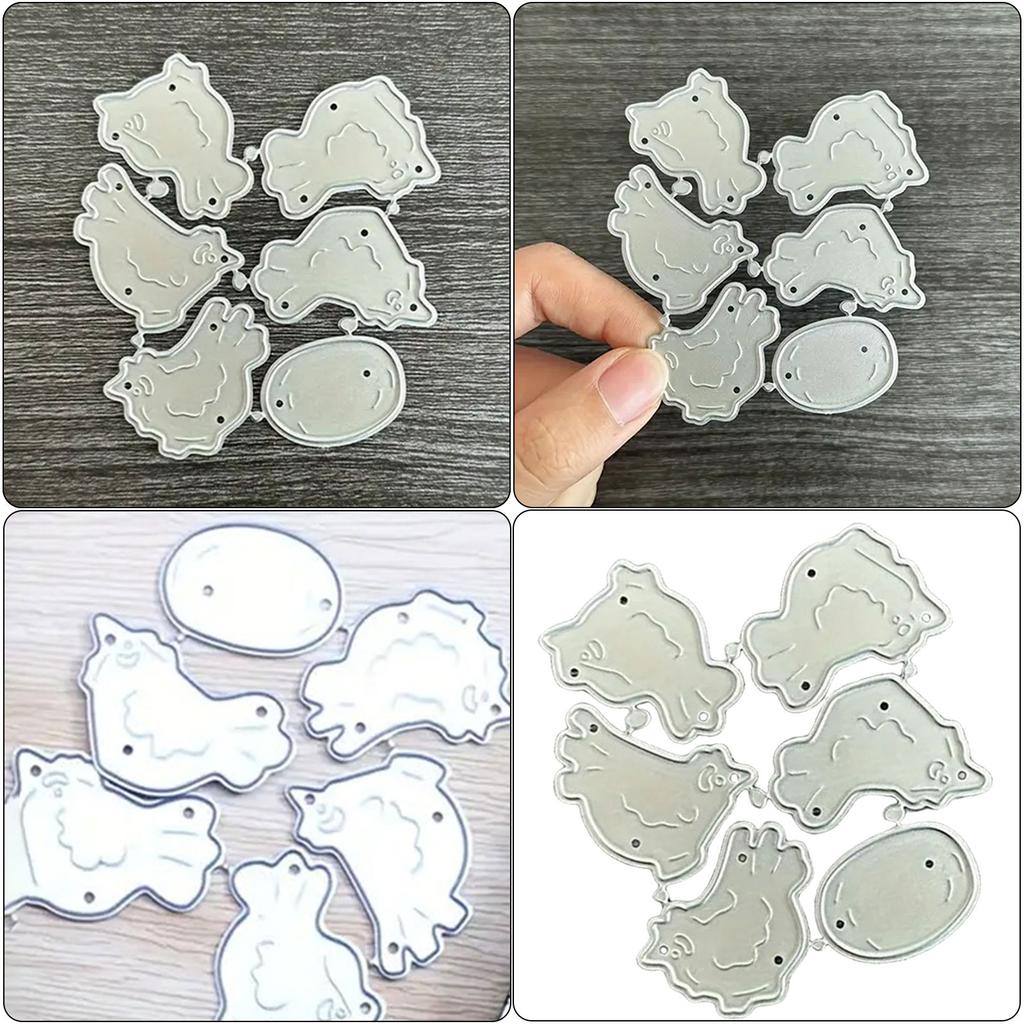 Animal Chicken Shape Cutting Dies Scrapbooking Die Cut Templates Carbon Steel Cutting Dies for Scrapbooking Card Making
