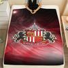 1 Stück Sunderland Association Football Club Gemustert Flanell Decke Geeignet für Alle Jahreszeiten für Heimdekoration Wärme und Komfort Geschenke Feiertagsgeschenk