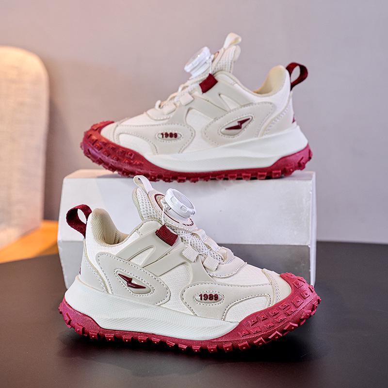 Nuevas Zapatillas Deportivas de Cuero Impermeables 2025 para Niños - Suela Blanda, Tallas Mediana y Grande, Primavera/Otoño