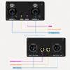 R6FF XLR 6.5mm Music Ground Looping Isolator For Guitar Studio Noise Reductions