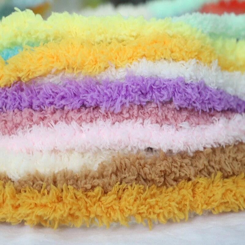 New Plush Thread Iron Wire Twist Stick Hair Wool Ribbon Bar Strip Stick String Trim Root Wool Fabric DIY Toys Sewing Accessories