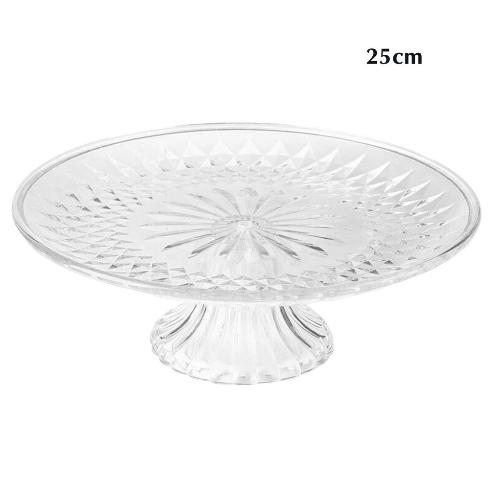 Acrylic Fruit Plate Snack Candy Desktop Decorative Plate Dance Party Wedding Tableware Bread Plate Food Container Snack Tray