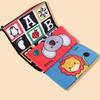 Baby Cloth Book Infant First Book Brain Developmental Shape Color Recognition Preschool Teaching Aid Squeak & Tearproof