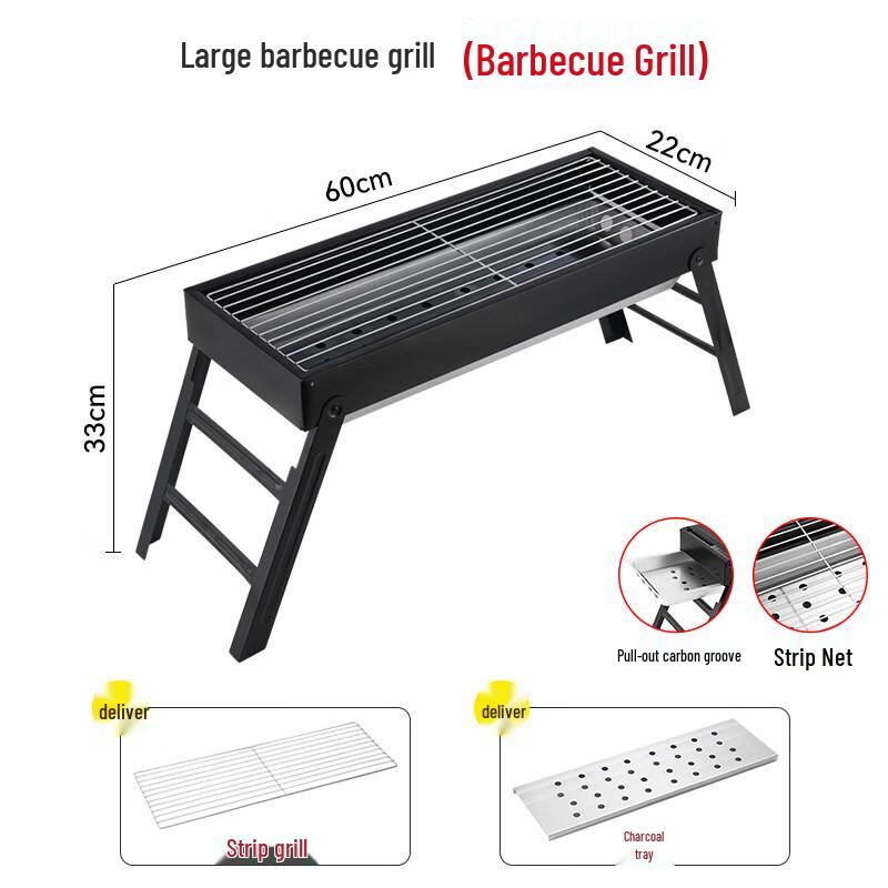 

Maidekai Portable Folding Charcoal BBQ Grill