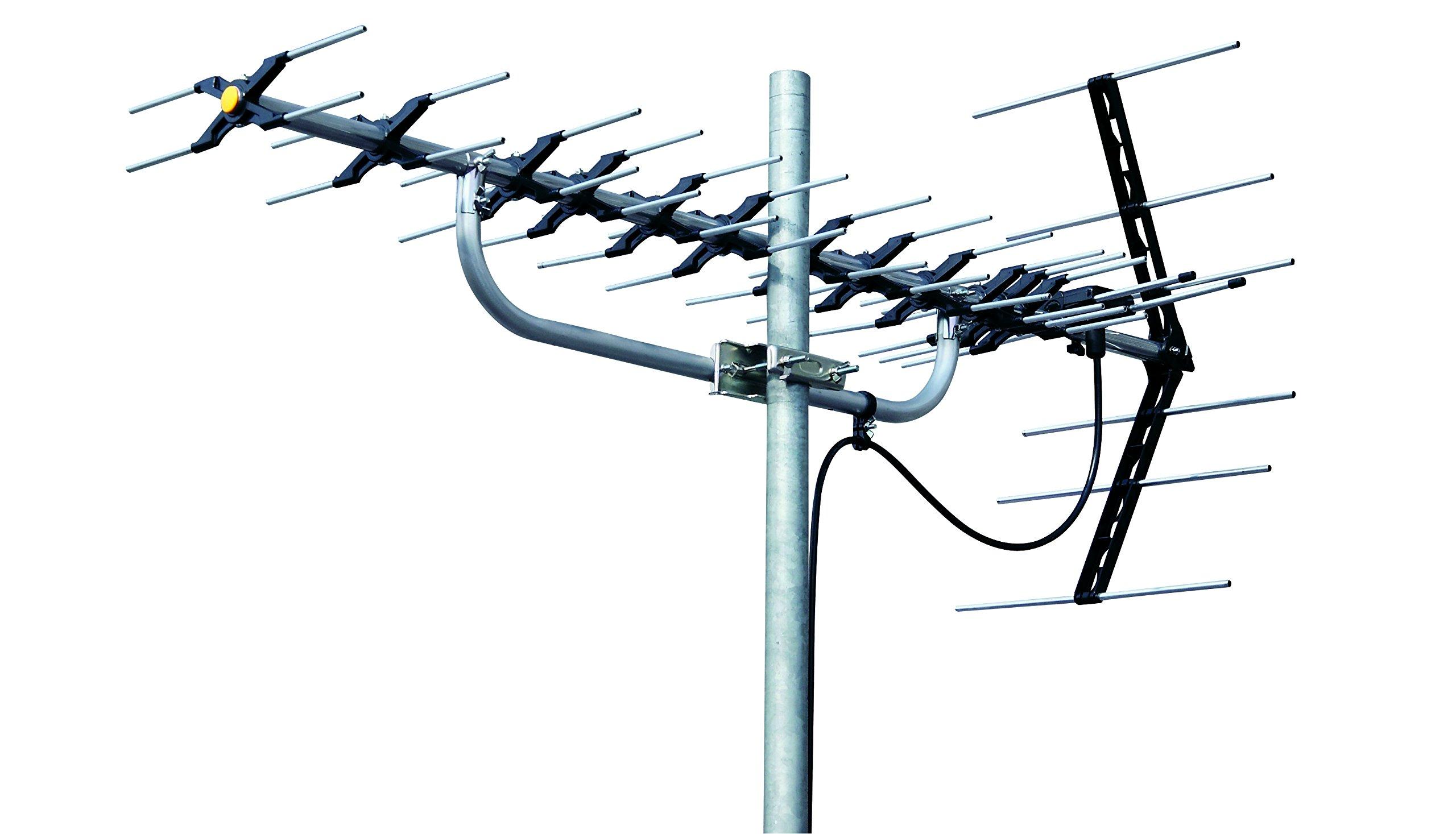 

Maspro Electric Works waveguide UHF antenna 14 elements receiving channels LS146 4-stage ch.13~52 срібний