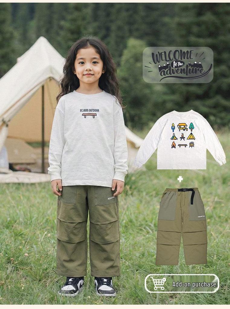 Japanese Kids' T-shirt: Quick-Dry Bamboo Cotton Short Sleeve for Boys and Girls