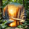 Metal Wall Art Durable Home Decor for Living Room Bedroom Kitchen Office Gift