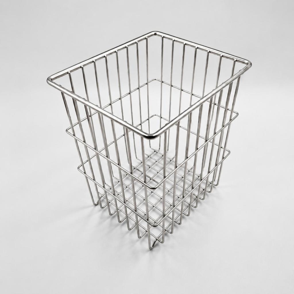 Rectangular Wire Basket with Raised Feet Breathable OpenWire Kitchen Organizer Ventilated for