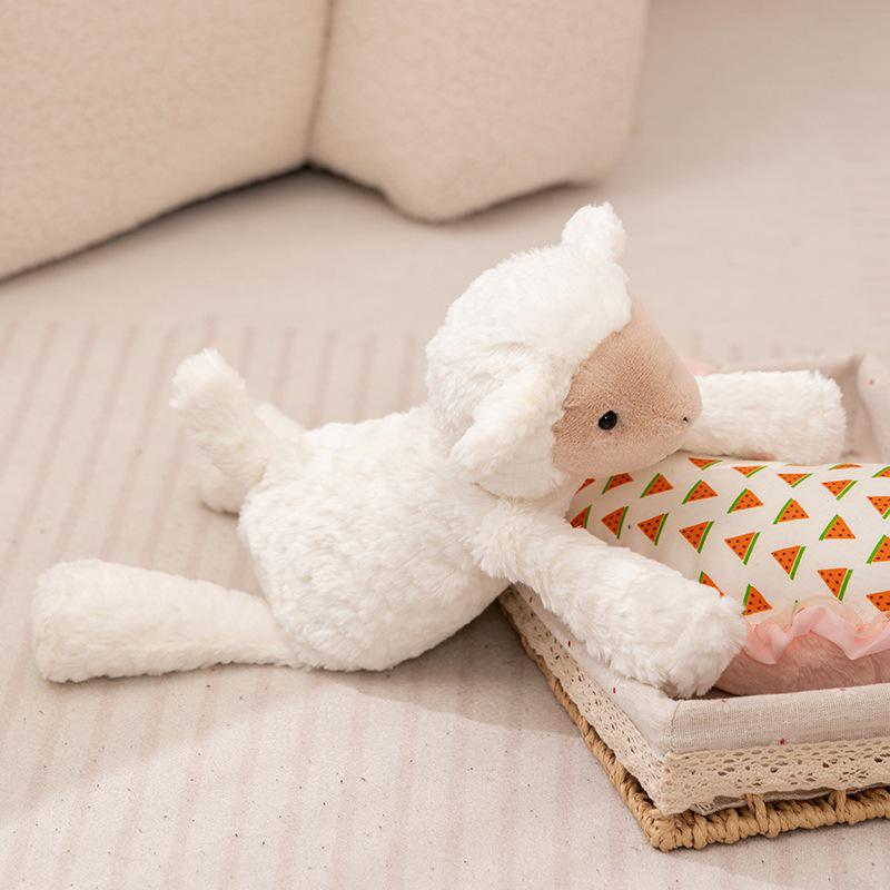 Cute Animal Plush Toy: Elephant, Monkey, Rabbit, Hippo, Puppy, Lamb Comfort Doll