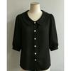 JPNTKY Women's Fashion Casual Short Sleeve POLO Neck Blouses & Shirts