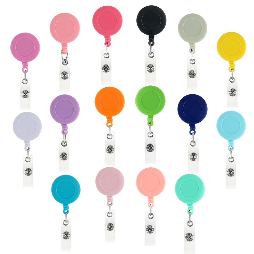 5Pcs New Doctor Nurse Pass Access Card Retractable Badge Reel Holder Exhibition Enfermera Name Card DIY ID Badge Handmade