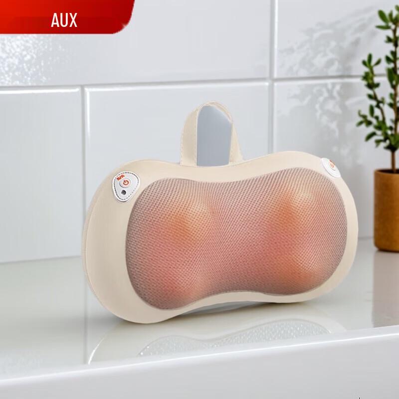 Aux Heated Lumbar & Back Massage Cushion