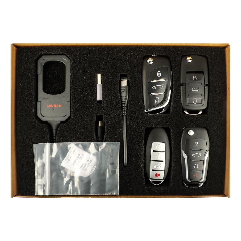 Launch X431 Key Programmer Remote Maker with Super Chip 4pcs Universal Remote Smart Key for X-431 IMMO Elite/IMMO Plus/PAD V