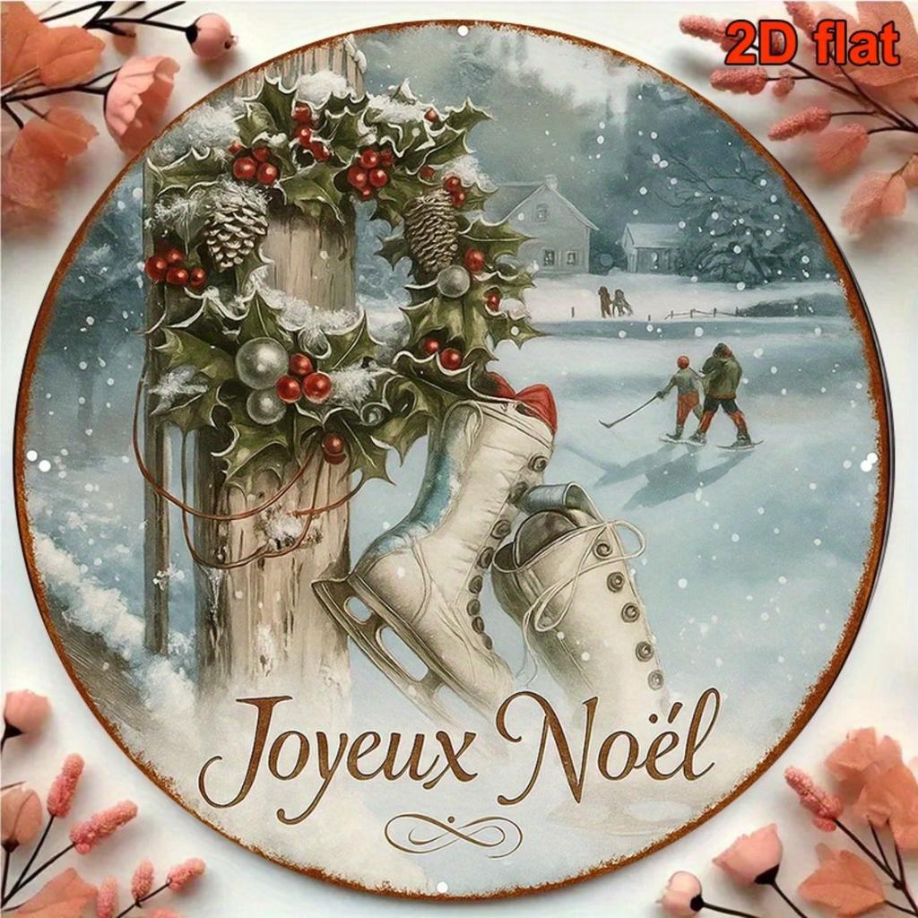 2D Flat Metal Wall Sign Decor