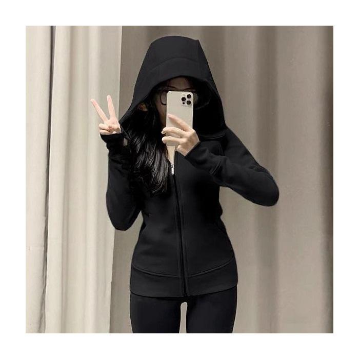 Women's Fashion Hooded Cropped Sweatshirt: Slimming Bodycon Short Top, Versatile Couple's Dopamine Style.