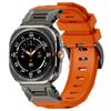 Silicone Sport Band for Samsung Galaxy Watch Ultra 47mm 2025 Stainless Steel Metal Bracelet for SAMSUNG GALAXY ULTRA 47MM Correa