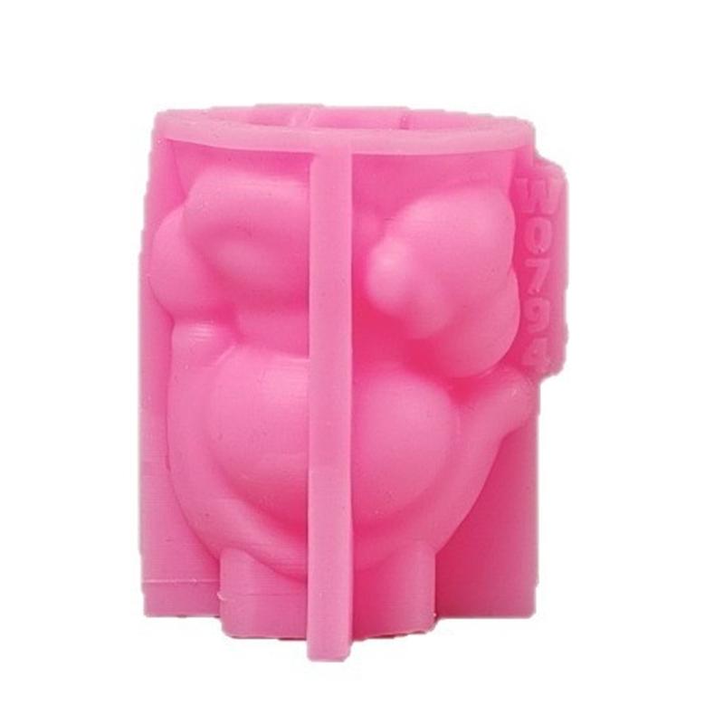 Food Grade Silicone Mold For Baking Epoxy Resin Casting 3D Girl Miniature Sculpture Crafting Tool Candle Soap Making