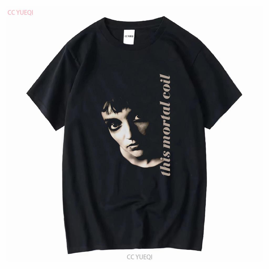 Vtg This Mortal Coil Band For Fans Cotton Black All Size T Shirt HH641 long or short sleeves vintage Washed streetwear Casual