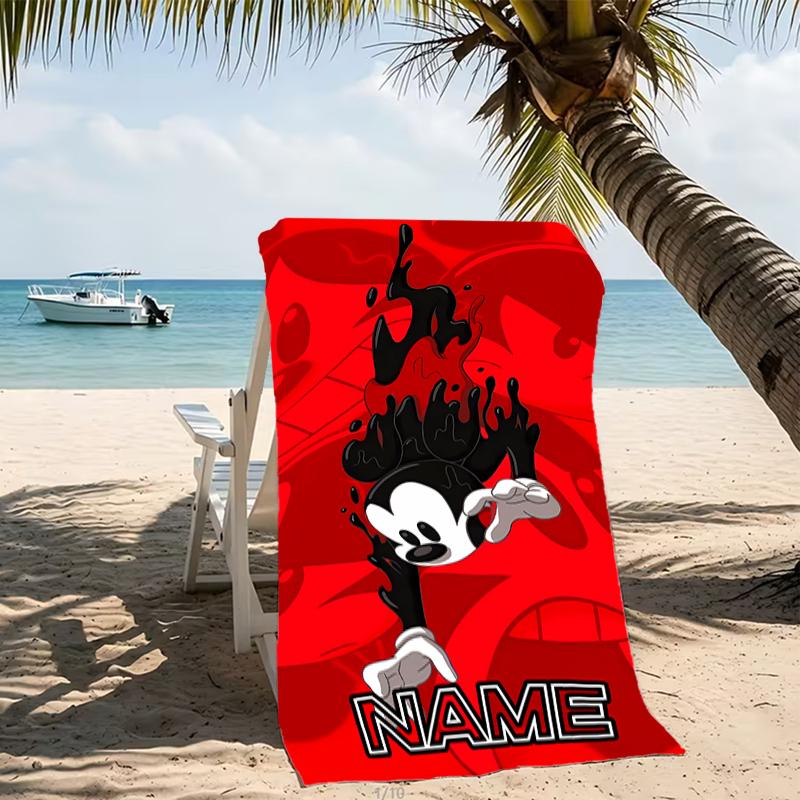Customizable personalized beach towels Animaniacs themed designs.Suitable for the beach, yoga, sports;ideal as beach accessories