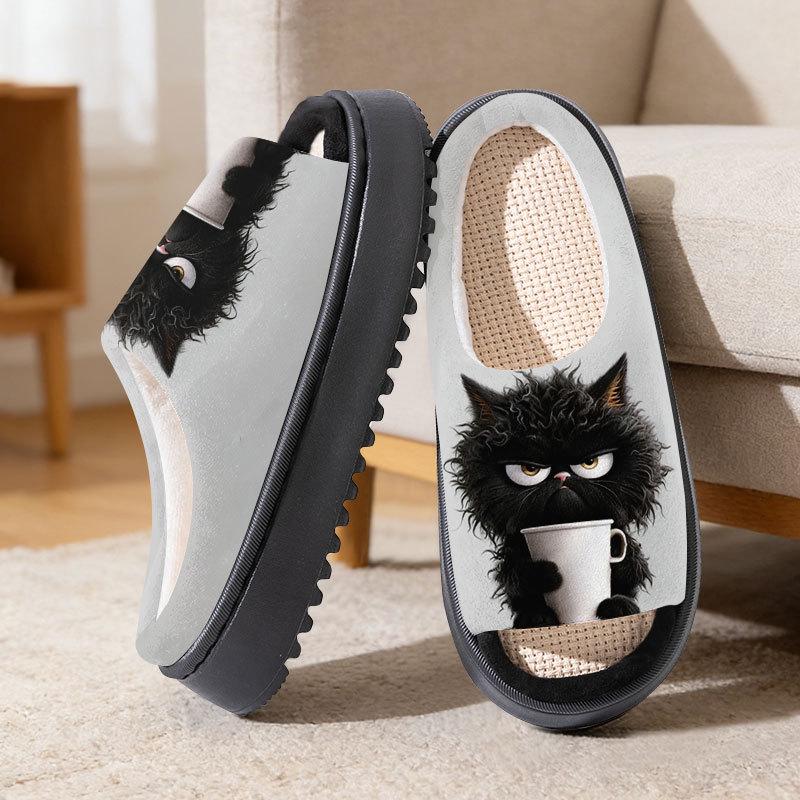 Unisex Seasonal Linen Cotton Slippers for Couples 38-39