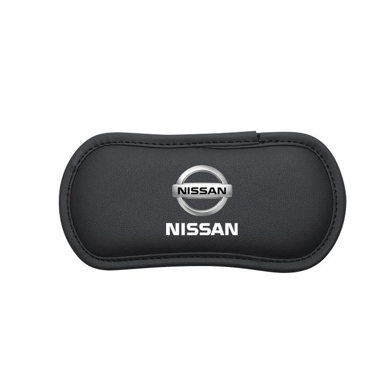 Leather Car Pillow Car Knee Pad Elastic Memory Foam Leg Pad For Nissan Nismo Tiida Sylphy Teana X Trail T30 T32 Almera Qashqai J10 J11