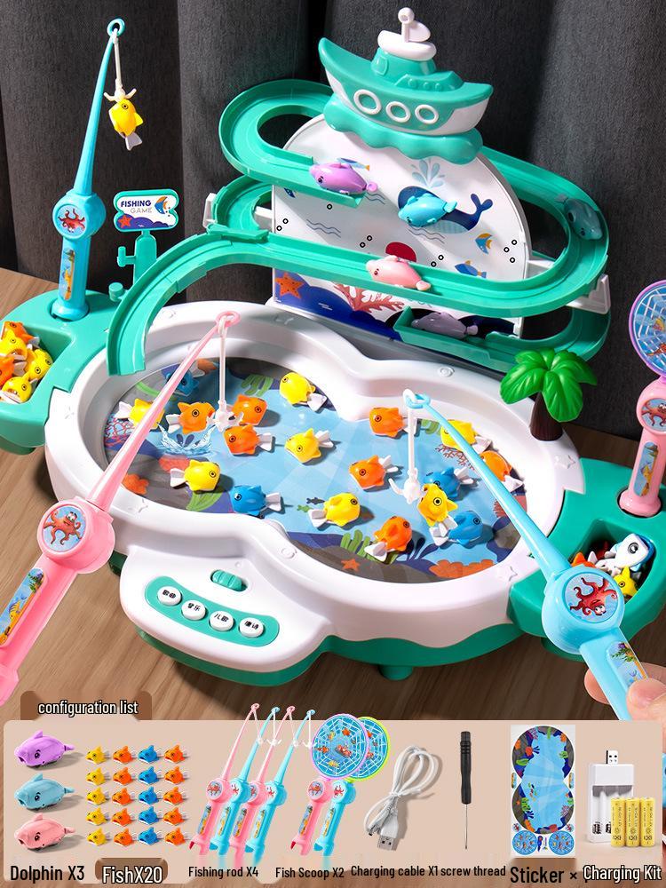 Magnetic Fishing Educational Toy for Children Ages 1-5