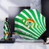 Football Betis Crest Design Umbrella 8-Frame for Travel, Camping, Casual Lightweight Portable Umbrella, Essential for Every Family Holidays Gift