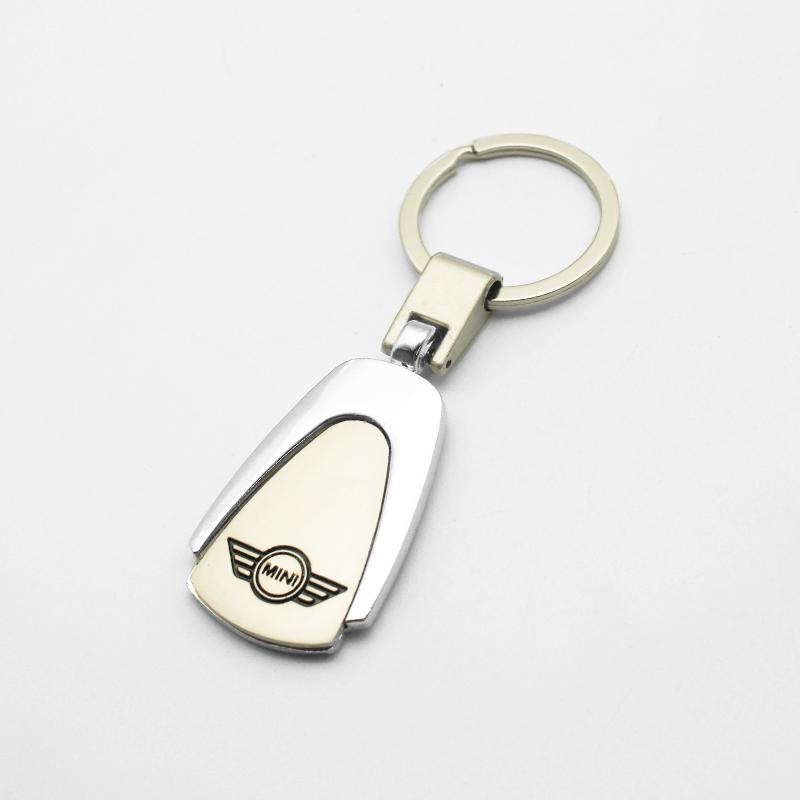 1Pz Portachiavi per Auto Fibbia Portachiavi in Pelle PU Anello Portachiavi Accessori Auto Per Mini Cooper R55 R56 R57 R58 R59 F54 F55 F56 F60 Logo cnjaw55