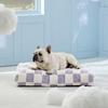 Lesure Dog Pet Pet Cat Foam Removable Easy to Stylish Pet Bed, Bed, Cushion, Bed, Waterproof, High-Resilience Filling, Cover, Non-Slip, Clean, Fluffy,
