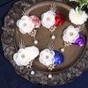 Seidenrosen-Anstecknadeln für Herren, Hochzeits-Bräutigam-Anstecker, Anzug-Corsage, Geschenk, Elegante Party-Abschlussball-Dekoration