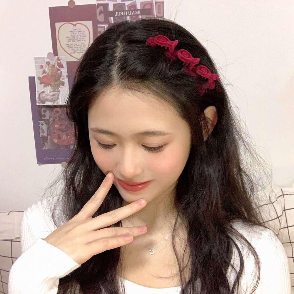 Kids Velvet Women Hair Accessories Teethed Duckbill Clip Braided Side Clip Korean Style Hairpin