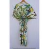 Women Cotton Hippie Summer White Sleepwear Peacock Print Long Maxi Caftan Dress CKFTN-SCRN-FULL-BUYIT-115